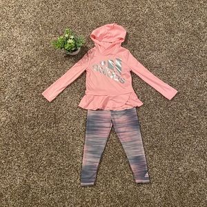 Girl’s adidas matching set